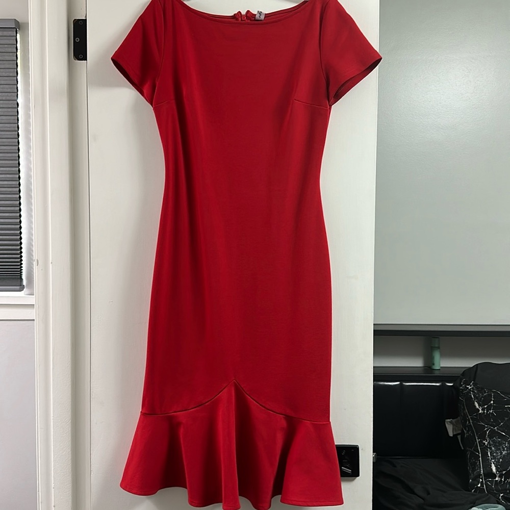 sexy red dress